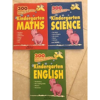 Bộ 300 kindergarten maths/english/science