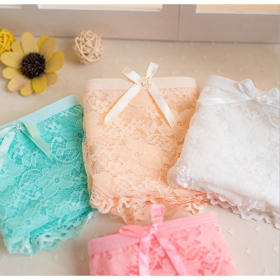 Quần lót nữ sexy ren hoa cao cấp, trẻ trung, thoải mái, thoát mát  Anna Shop