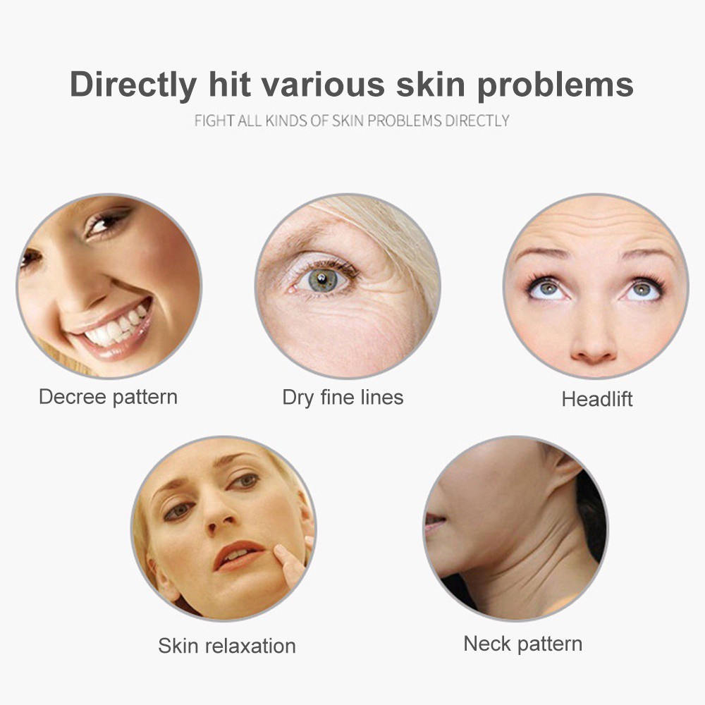 Máy Mát Xa Mặt Và Cổ CkeyiN Tích Hợp Đèn LED 45 Bóng