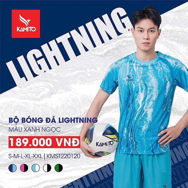 Quần Áo Bóng Đá Chính Hãng Kamito Lightning - Mẫu Mới Nhất 2022