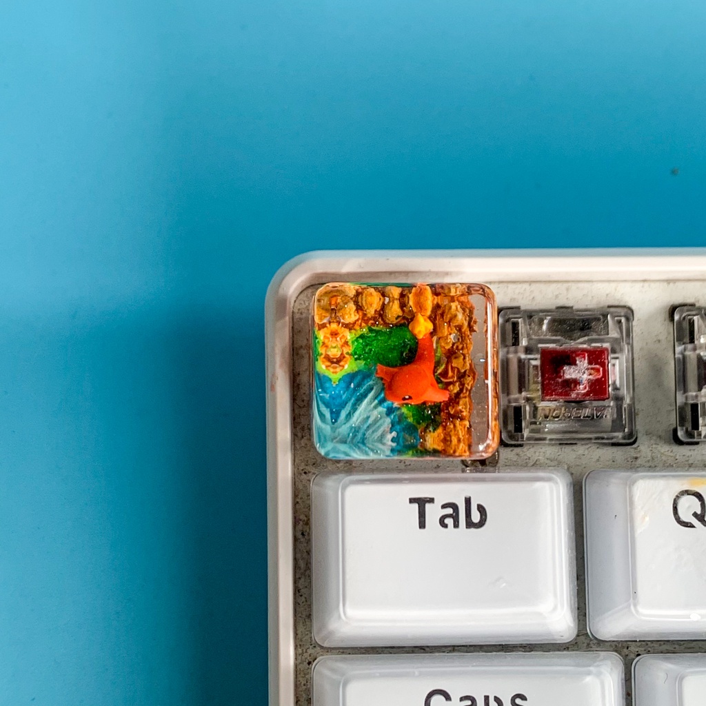 Nút bàn phím cơ máy tính - Artisan keycap - Pokemon Keycap - Resin keycaps