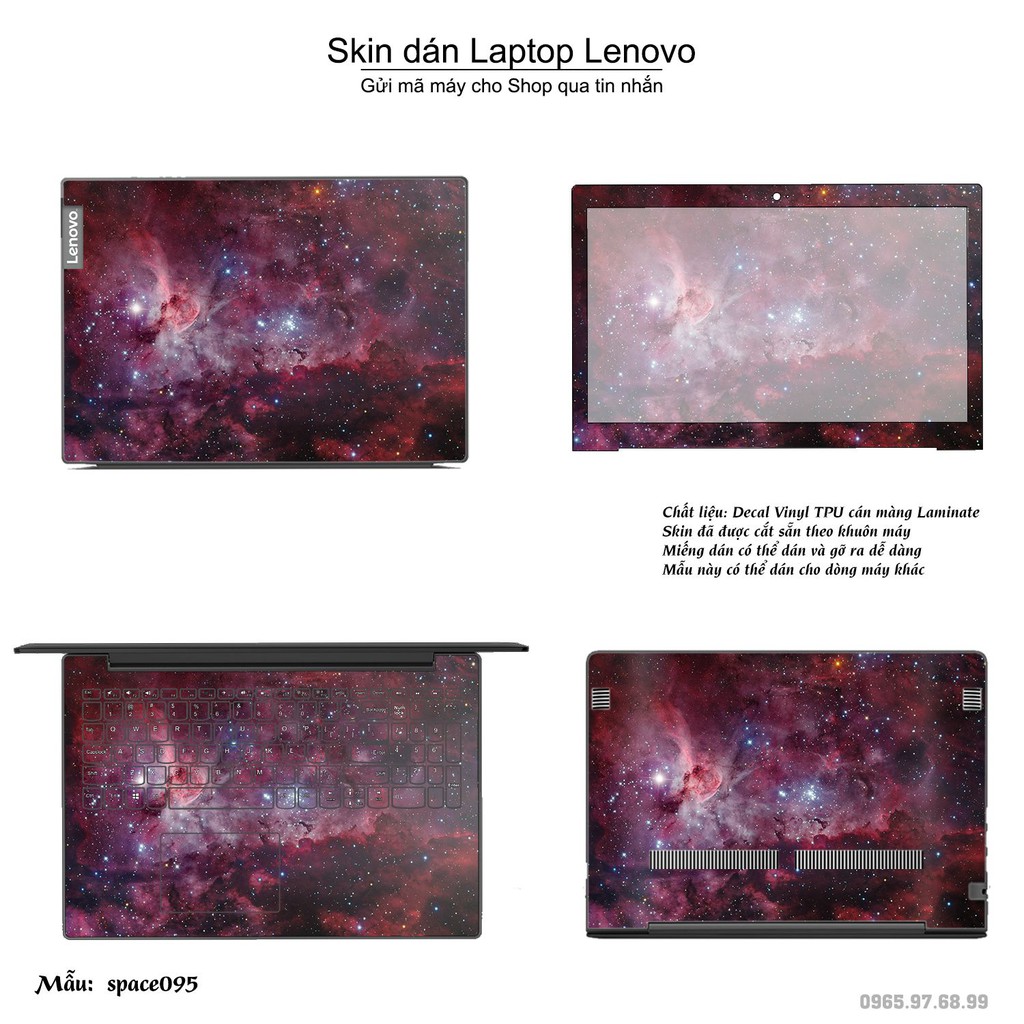 Skin dán Laptop Lenovo in hình không gian _nhiều mẫu 16 (inbox mã máy cho Shop)