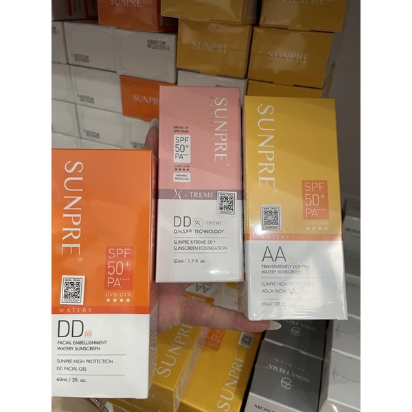 Kem chống nắng phổ rộng Mona Frema Sunpre High Protection AA DD Facial Gel
