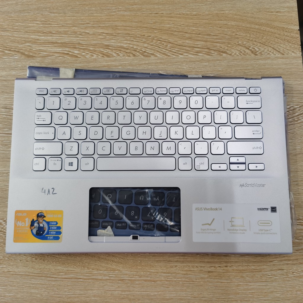 Bàn Phím mới laptop Asus X412UA X412fl X412f X412fj X412DA X412ub X412 X412U X412D Chính hãng - nhập khẩu Bảo Vệ 14...