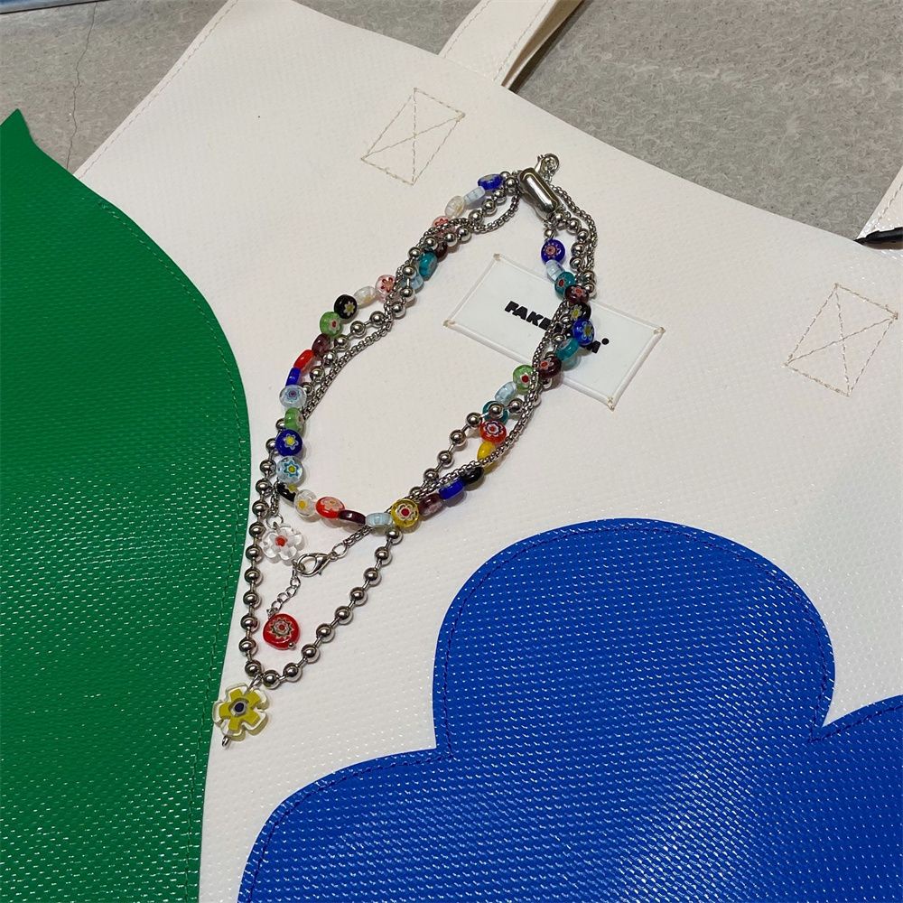 Set 3 vòng cổ thép titan Y2K thời trang dành cho nữ