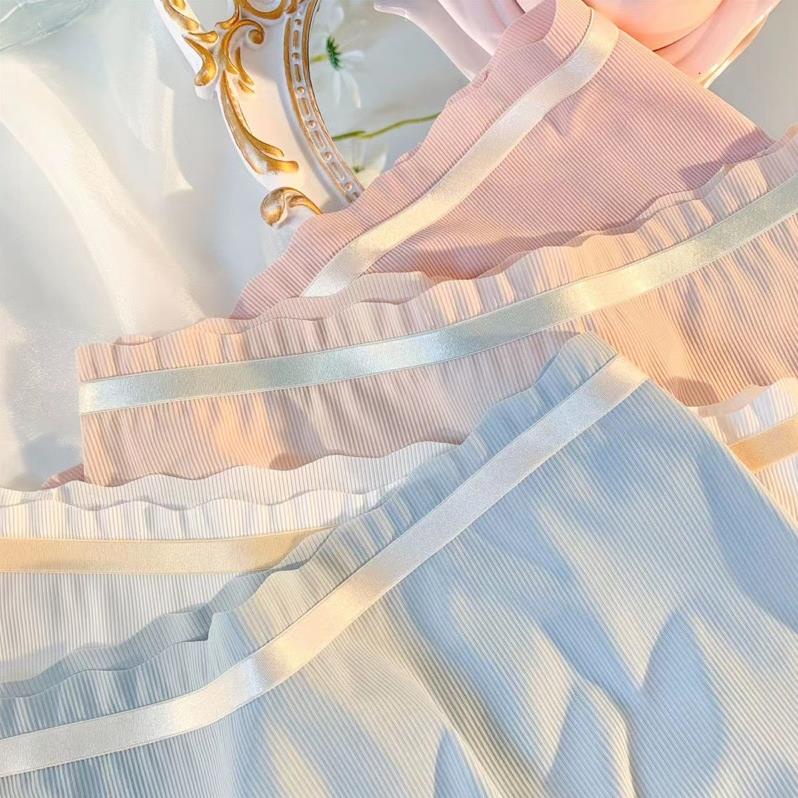 Quần Lót Su Lạnh Cradin Viền Sóng Gân Tăm Co Giãn Cạp Chống Tụt 6688