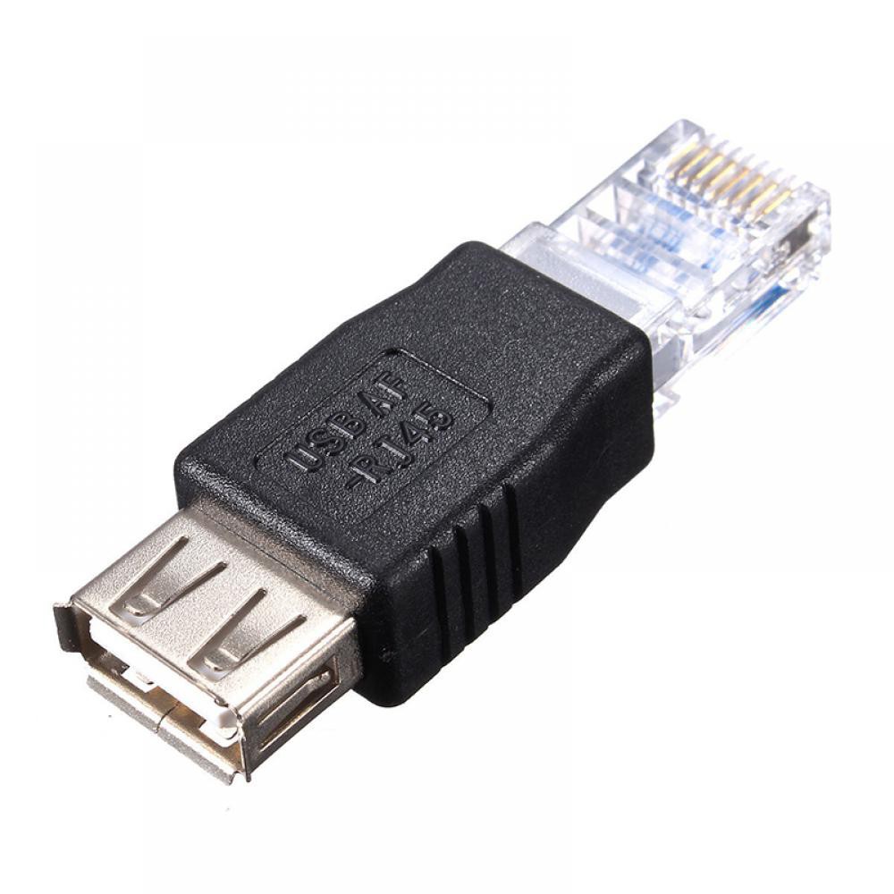 Bộ đấu nối RI45 Bộ chuyển đổi USB Ethernet Female. Bộ chuyển đổi công tắc Router