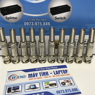 Bộ 10 Đầu jack BNC loại xịn cho camera