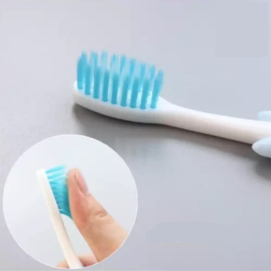 Set 4 bàn chải trẻ em xuất Nhật - Bộ 4 bàn chải đánh răng lông mềm cho bé hình thú 100998