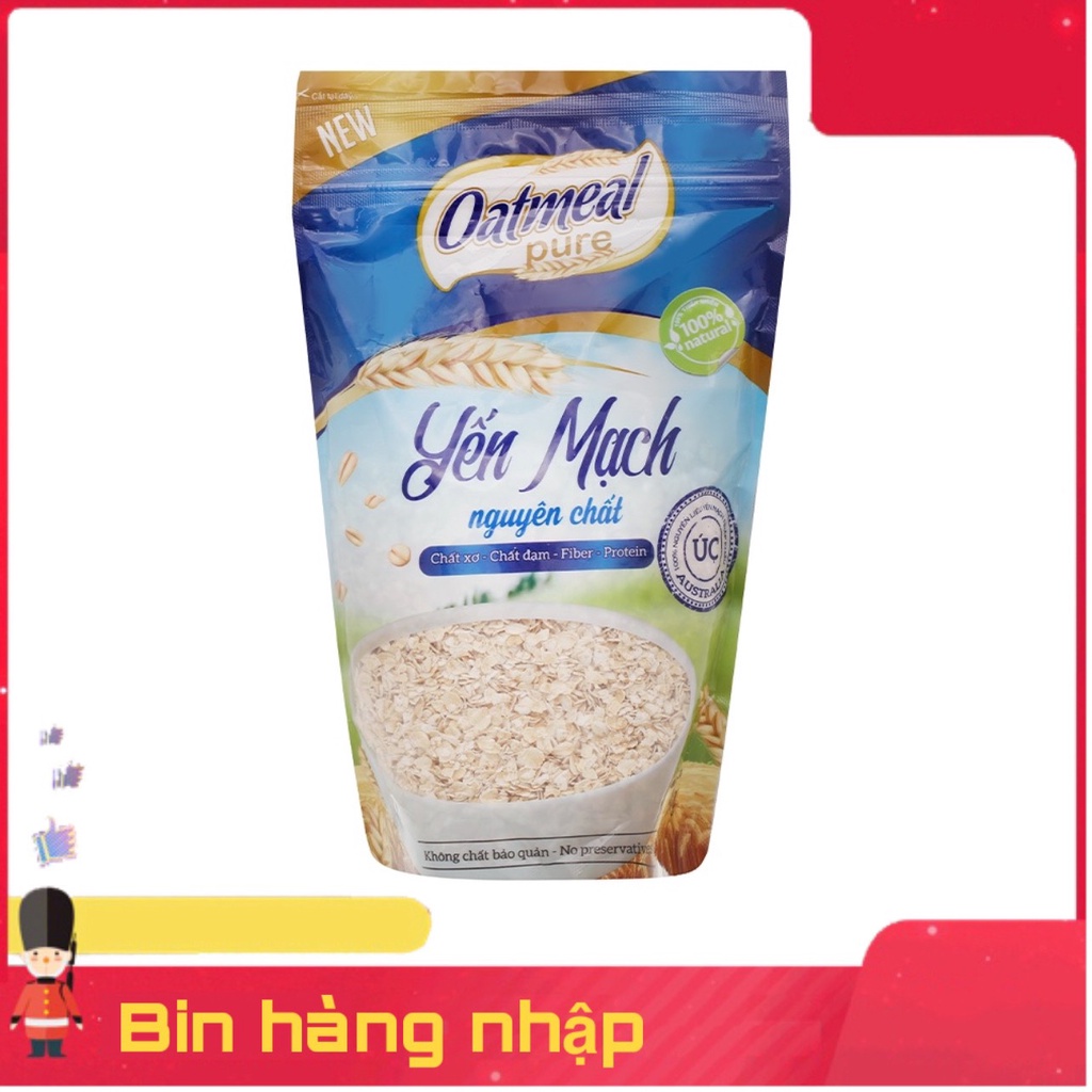 Yến mạch ÚC nguyên chất Oatmeal Pure gói 350g.