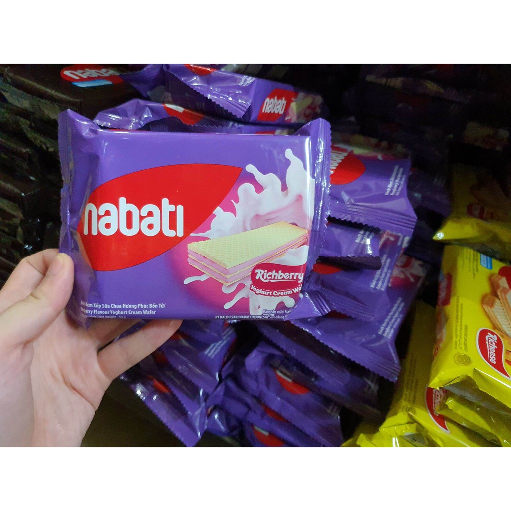 Thanh Hoá - Bánh Nabati sữa chua phúc bồn tử 50g