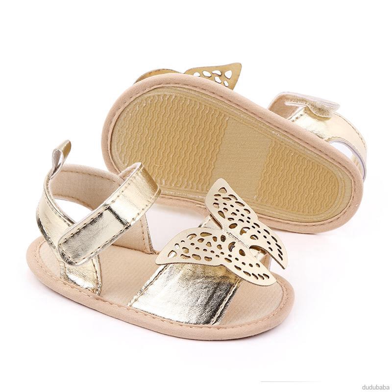 Giày sandal đế mềm chống trượt cho bé gái 0-12 tháng tuổi
