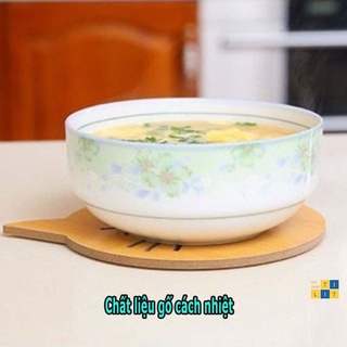 Miếng Gỗ Lót Nồi Thú Vị Décor [Hình ngẫu nhiên] [LÓT NỒI GỖ]