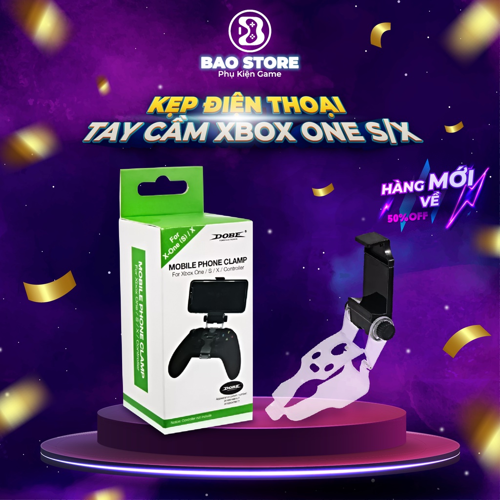 Kẹp điện thoại cho tay cầm Xbox one s, xbox series x, Giá đỡ tay cầm Xbox one s