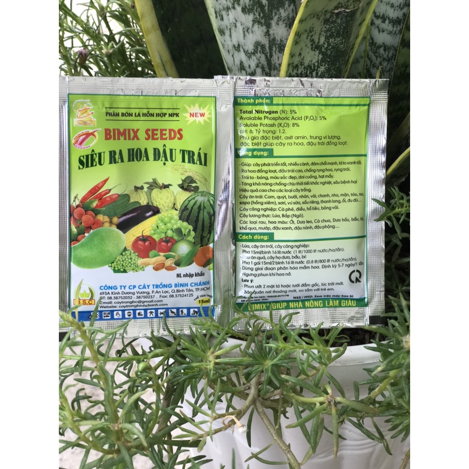 Siêu ra hoa đậu trái Bimix super seeds [Ảnh thật] [Chính hãng]