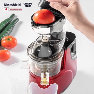 Máy ép chậm hoa quả Nineshield KBF8B KBF8 SAVTM JE07, Máy ép trái cây tốc độ chậm ép nguyên quả