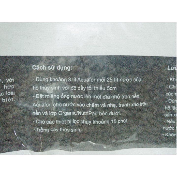 Phân Nền Aquafor Topsoil 3 Lít - Phân nền cao cấp cho hồ cá thuỷ sinh THỦY MỘC