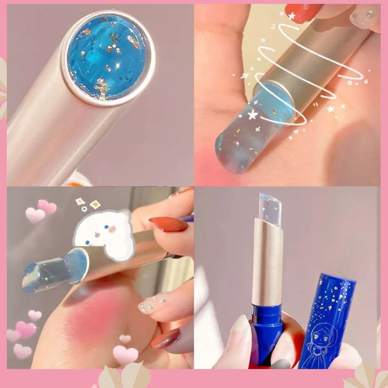 [Hàng mới về] Son dưỡng môi chứa tinh dầu hoa hồng và vàng 24k thay đổi màu sắc theo nhiệt độ dưỡng ẩm cho môi | BigBuy360 - bigbuy360.vn