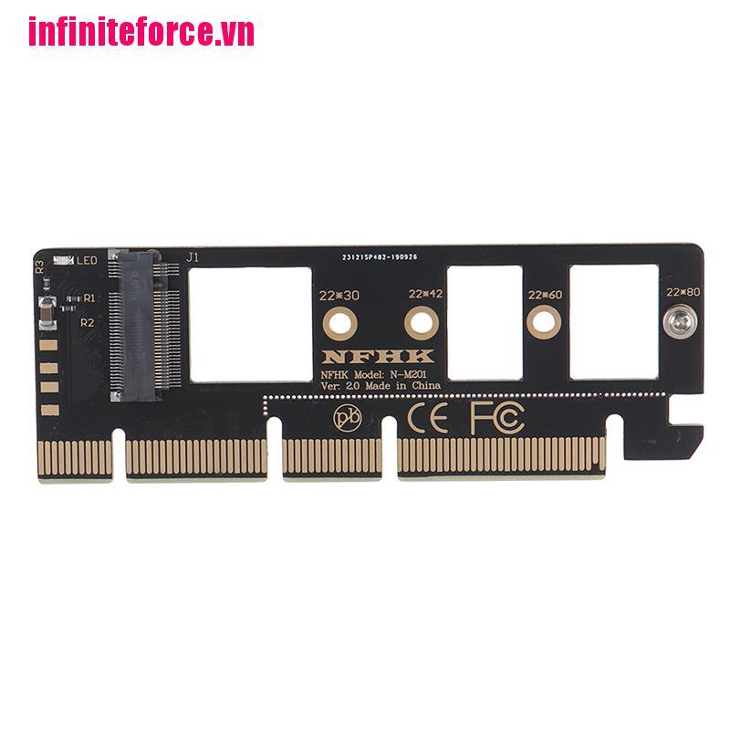 VN Card Chuyển Đổi Pcie Nvme M.2 Ngff Ssd Sang Pci-E Pci Express 3.0 X4 X8 X16