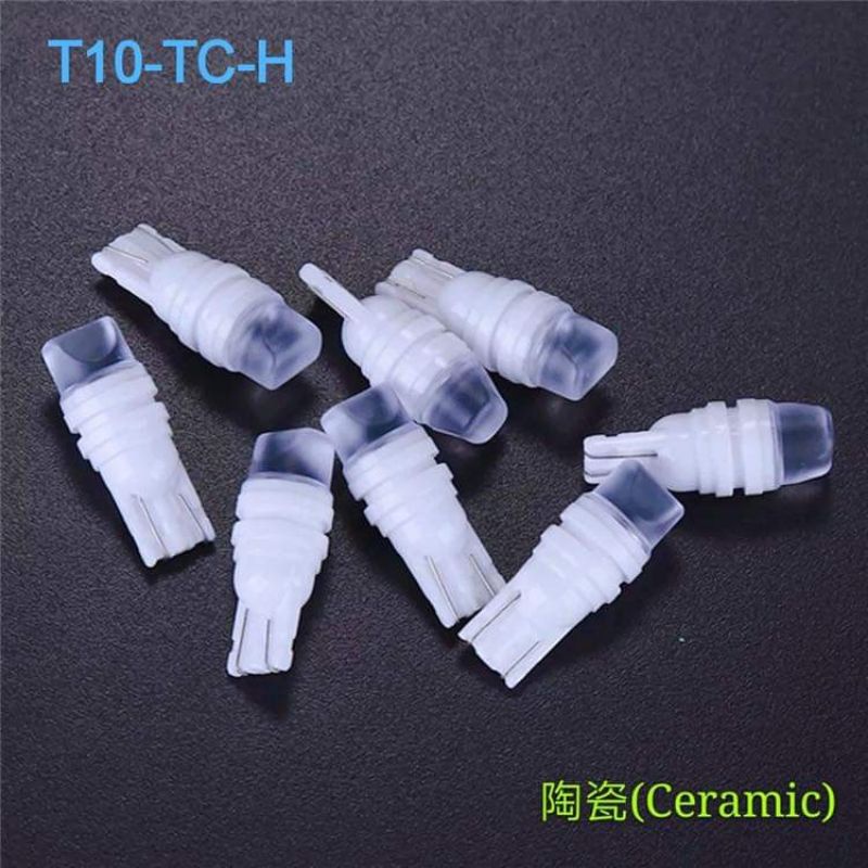 Bóng LED T10, bóng đờ mi 7 màu 12~24V dùng chung.