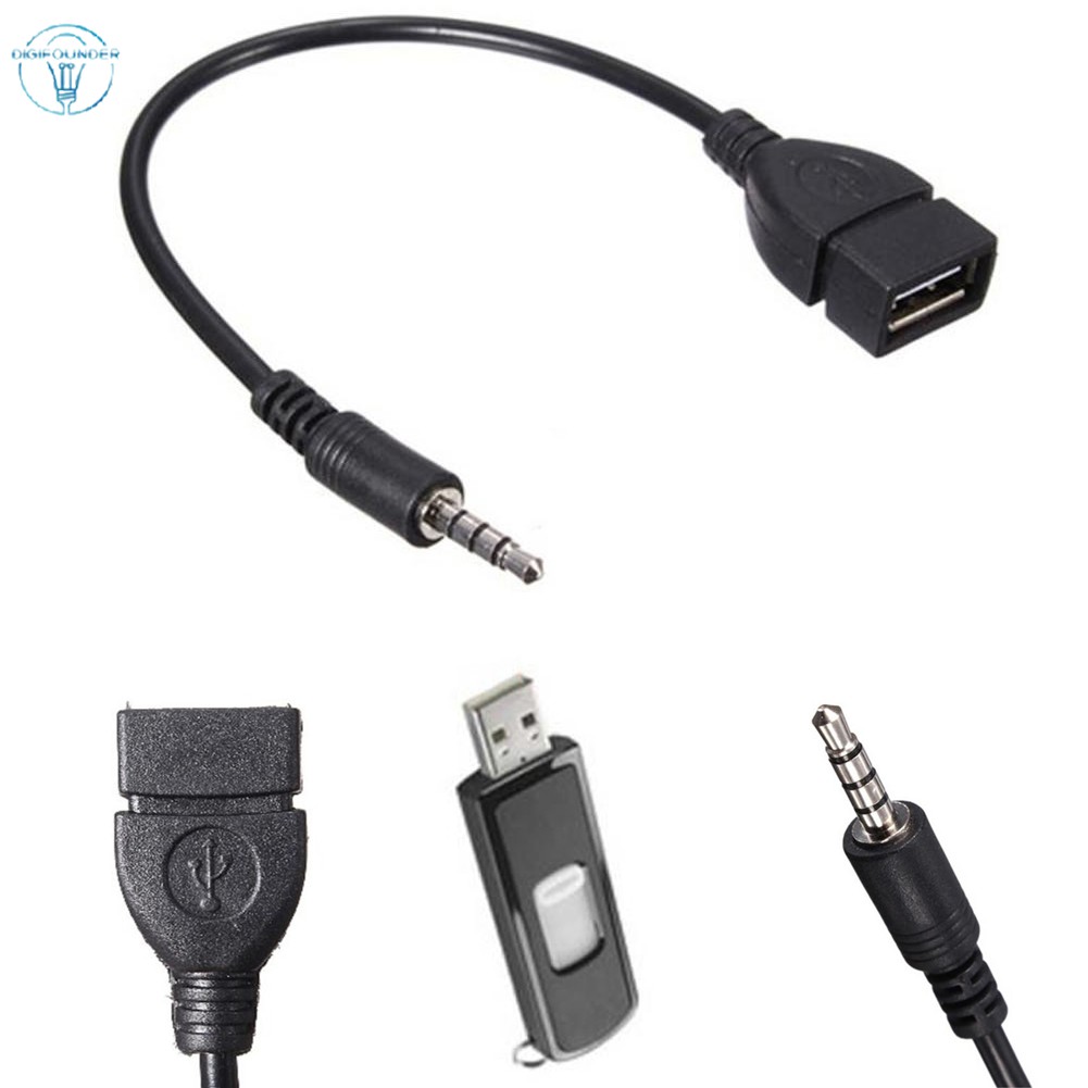 Cáp chuyển đổi giắc cắm 3.5mm sang cổng Usb 2.0 Type A