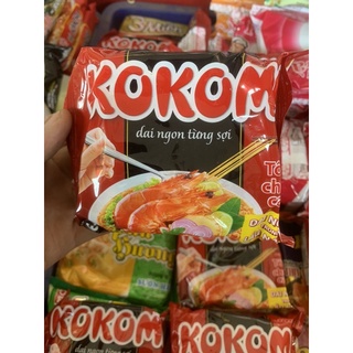 Sét 3 Gói Mì Kokomi Tôm Chua Cay 65g Sợi Mỳ Giòn Dai