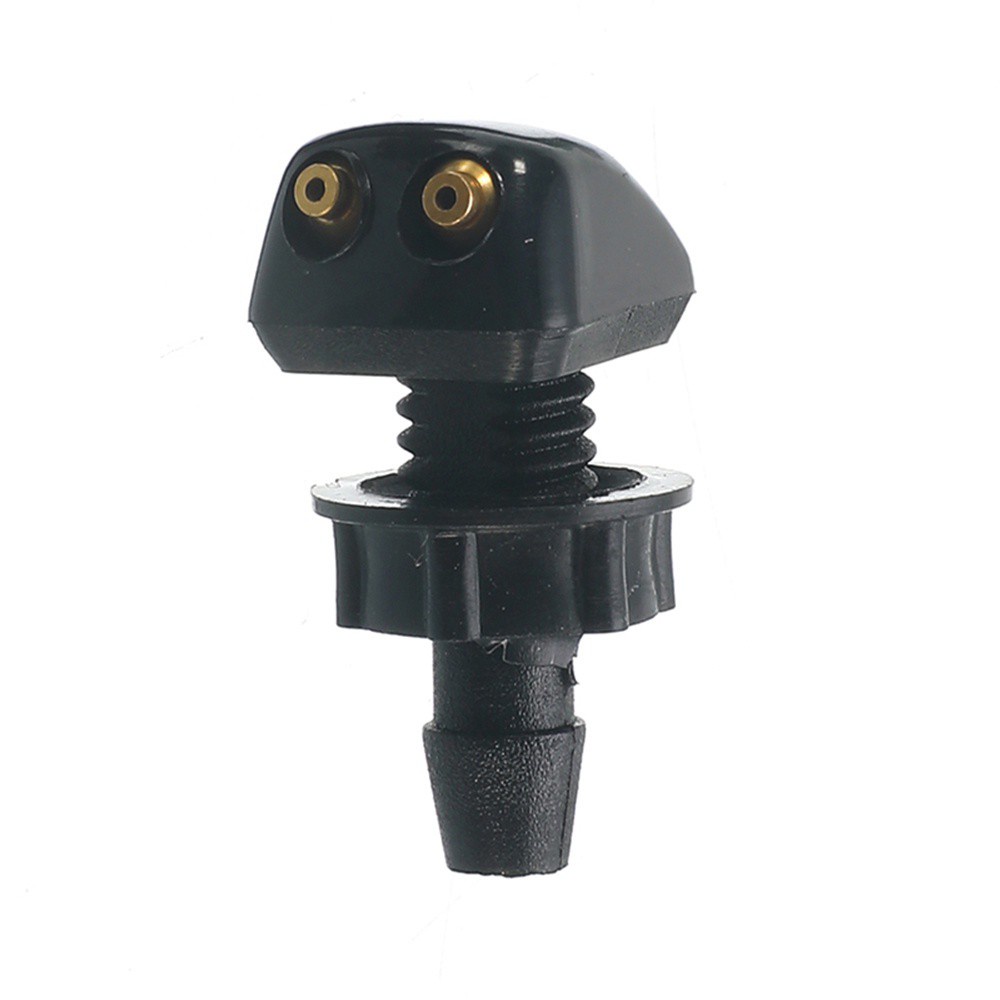 Set 2 Vòi Xịt Nước Rửa Kính Chắn Gió Xe Hơi Bằng Nhựa Màu Đen Nhiều Màu Thông Dụng