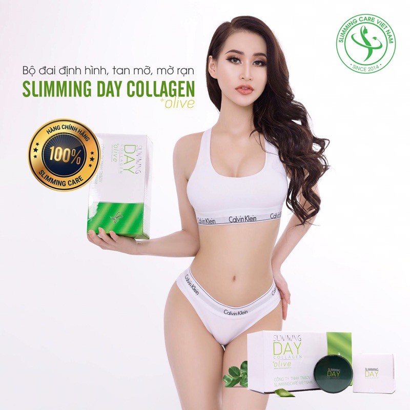 BỘ ĐAI ĐỊNH HÌNH SLIMMING DAY COLLAGEN - ĐỊNH HÌNH VÓC DÁNG, MỜ RẠN, ĐẸP DA