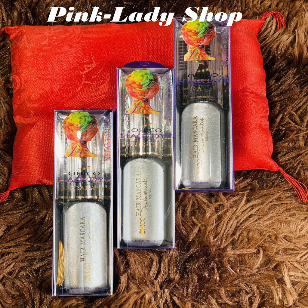 Mascara nhuộm tóc màu xám bạc tạm thời an toàn không độc hại và tiện dụng