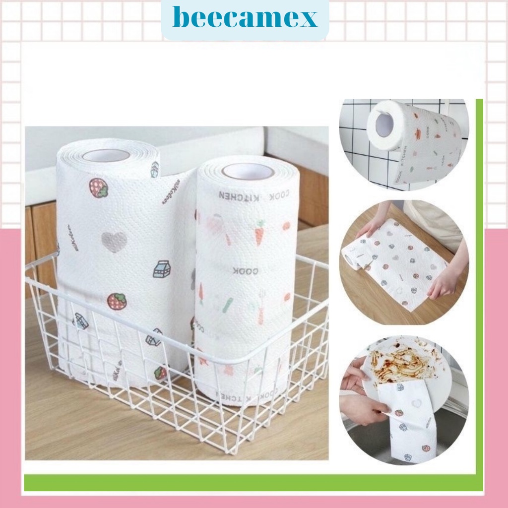 Giấy lau bếp đa năng Khăn lau đa năng cuộn 40 tờ