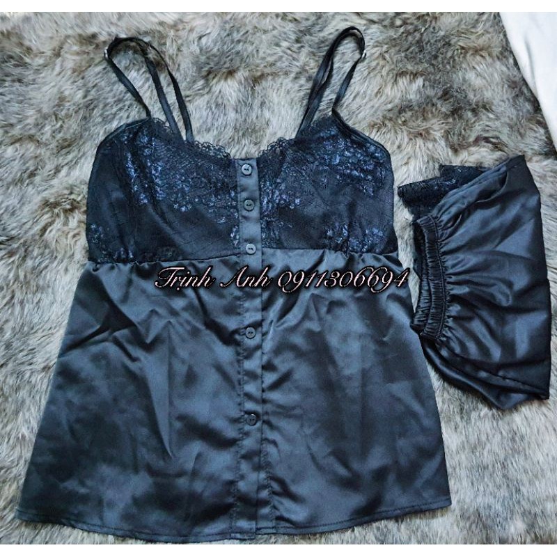 SET NGỦ 2 DÂY PHỐI REN ( KÈM VIDEO ẢNH THẬT)
