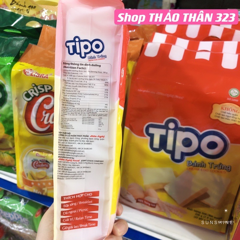 Bánh Trứng Tipo - 100% Trứng Tuơi