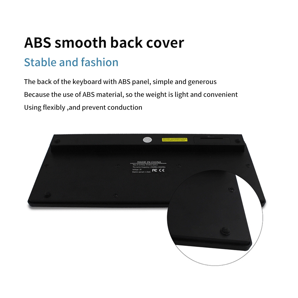 Bộ Bàn Phím + Chuột Không Dây Mini 2.4ghz Cho Pc Laptop Android Tablet | BigBuy360 - bigbuy360.vn