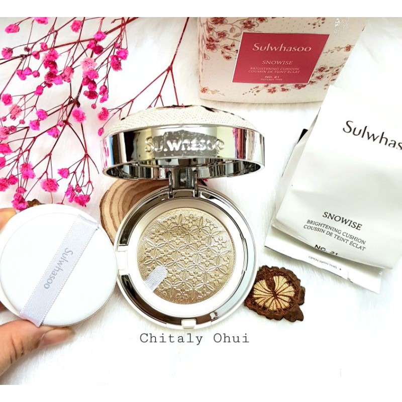 🌸[Phiên bản Limited] Phấn Nước Sulwhasoo snowies Brightening Cushion (15g x 2)