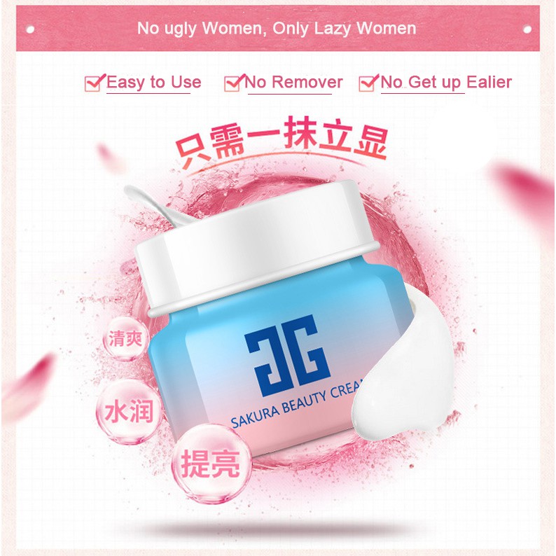 Kem Nám Trắng Da Hoa anh đào Sakura Beauty Cream