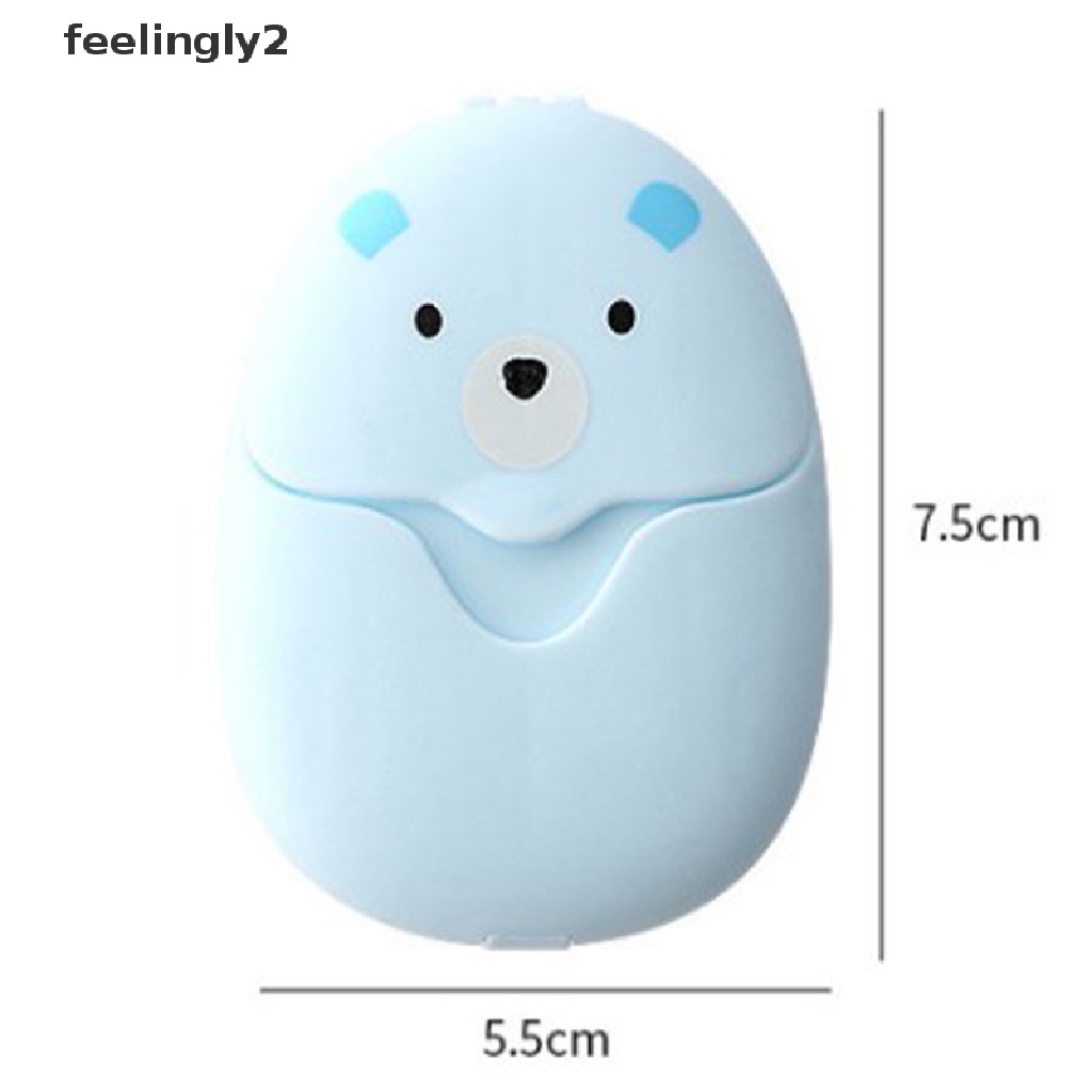 Xà Phòng Giấy Mini Dùng Một Lần Thiết Kế Dễ Thương Tiện Dụng