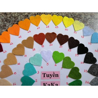 vải nỉ cứng làm đồ handmade (khổ 90x90)