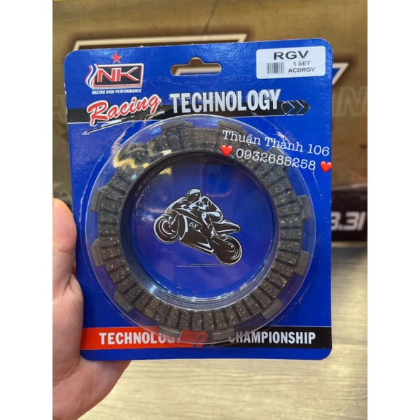Bố nồi sport Độ nhẹ NK - Bố đen - Su Sport/Xipo/RGV120/RG110/Satria2k/RGX