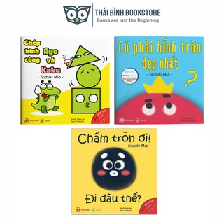 Sách - ehon nhật bản - điều kỳ diệu từ những hình khối - combo bộ sách 3 quyển