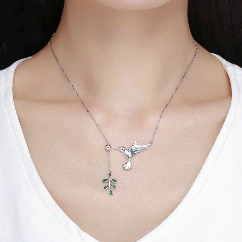 BTF 925 Sterling Silver Fashion Choker Pendant Necklace For Women Party FINE Jewelry