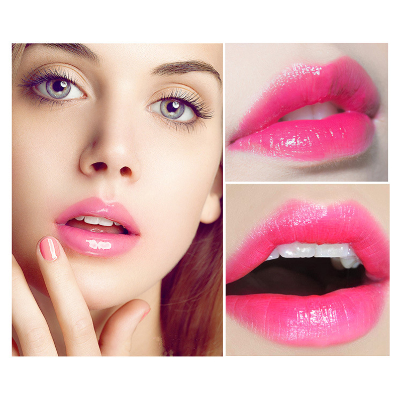 [ready] HengFang Sakura Transparent Lips Gloss Tint Makeup Women Full Moisturizing Lips Plumper Lips Gloss Enhancement Cosmetics -beauty