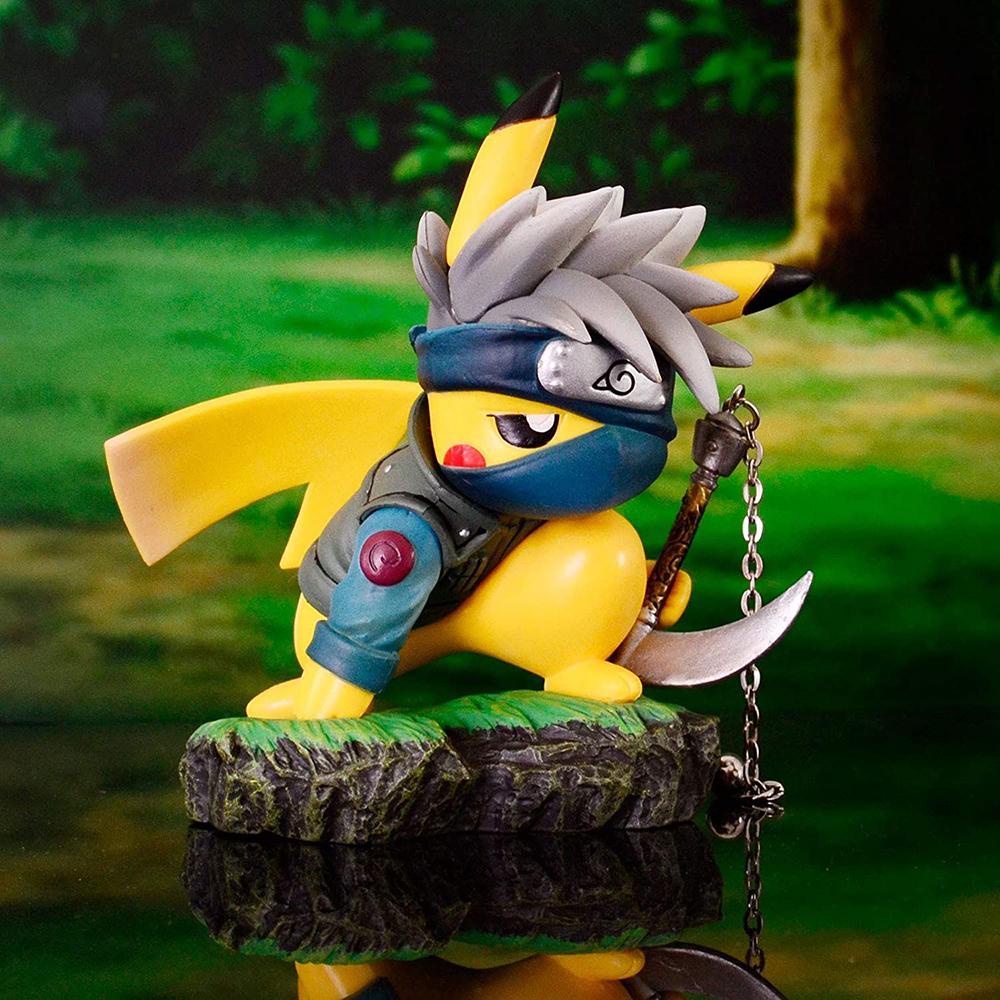 REBUY1 Mô Hình Nhân Vật Anime Pikachu Kakashi Dễ Thương Cho Bé