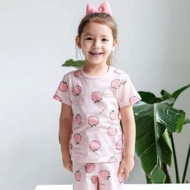 Bộ cotton xuất Nhật hàng hè siêu đẹp cho bé gái - Bộ bé gái