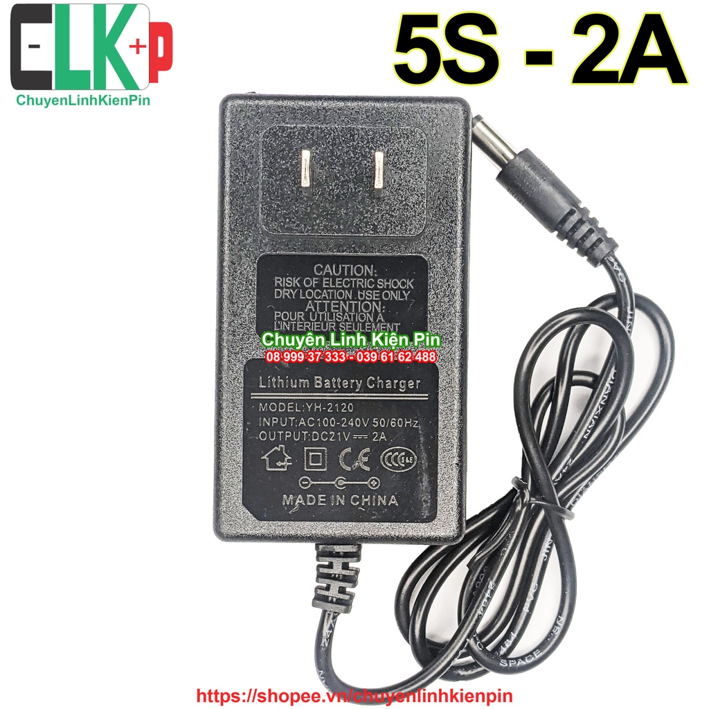 Sạc Lion 5S 21v 2A TV