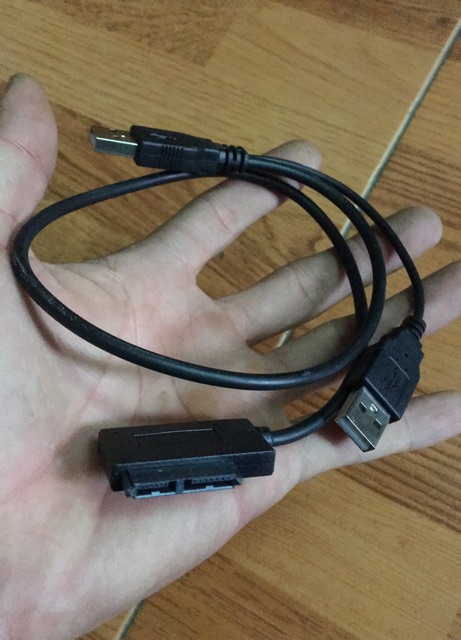 Bộ dock đọc ổ dvd laptop qua chuẩn usb