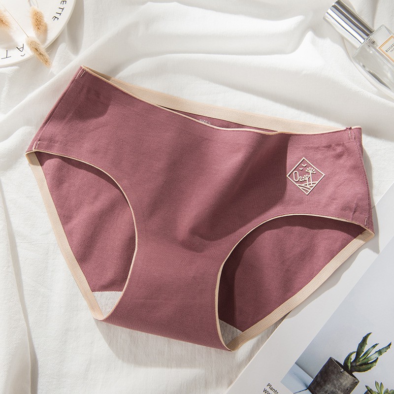 Quần lót nữ O2 cotton ép không đường may