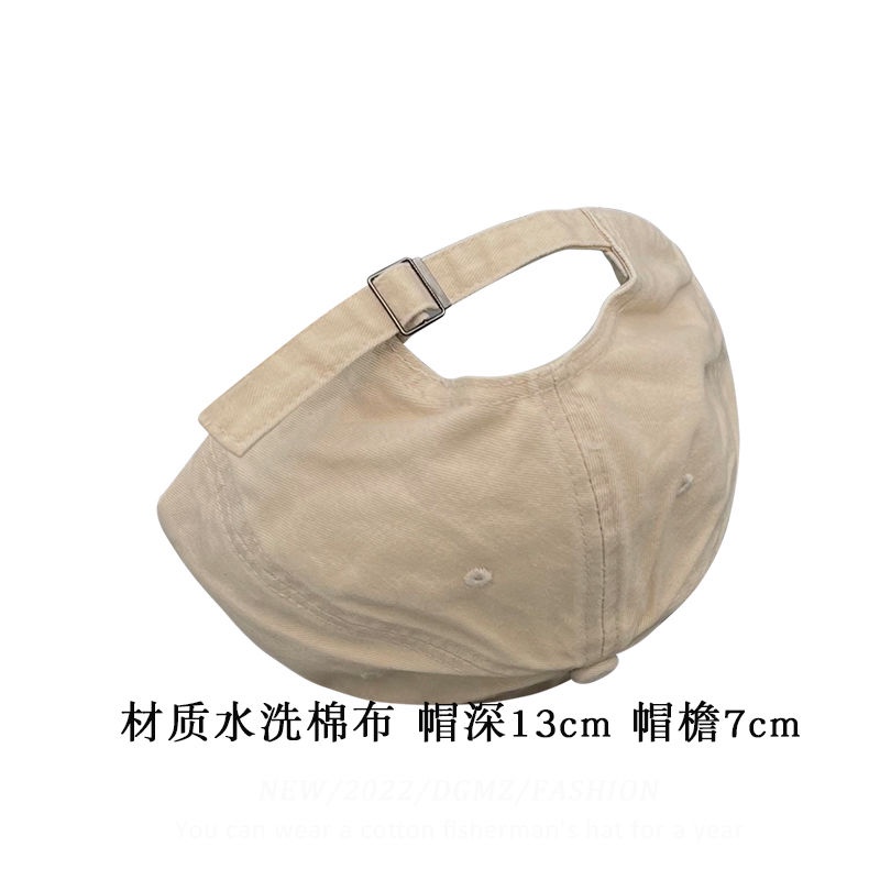 Mũ Lưỡi Trai Vải Cotton Thêu Chữ Phong Cách Hàn Quốc Chất Lượng Cao Thời Trang Xuân Hè Mới Cho Nữ