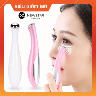 Bút massage mắt điện tử giảm bọng mắt & nếp nhăn, Máy massage đánh tan quần thâm mắt bọng mắt mụn quanh mắt