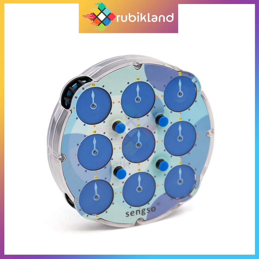 Rubik Đồng Hồ Rubic Biến Thể Clock ShengShou Magnetic Clock Có Nam Châm Đồ Chơi Trí Tuệ Trẻ Em