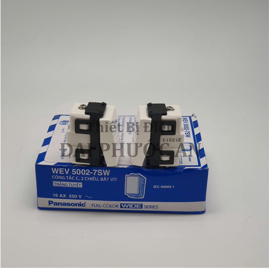 Công Tắc Điện WEV5002SW Panasonic Hạt Công Tắc Chịu Tải 16A Cao Cấp Công Tắc Panasonic 2 Chiều Với Nhựa Chống Cháy
